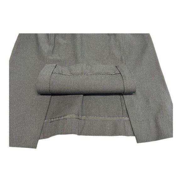 Banana Republic Double Slit Pencil Skirt~Size 6~Charcoal Gray Midi Career Work - Picture 5 of 8